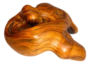 S1271 Decorative Object in Olive Wood by Jörg Pietschmann