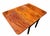 Early 19th Century Antique Mahogany Drop Leaf Dining Table With Reed Carved Legs Boston For Sale - Image 5 of 12
