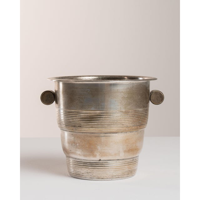 Mid 20th Century France Art Deco Silver Ice Bucket For Sale - Image 13 of 14