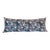 Indigo Block Print Sean Leffers XL Lumbar Pillow For Sale