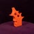 Abstract Orange Ceramic Sculptural Vase, 1980 For Sale - Image 18 of 18