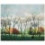 A beautiful vintage original offset lithograph, print, of painting "Bois de Vincennes" (1901) by Henri Rousseau. Signed in...