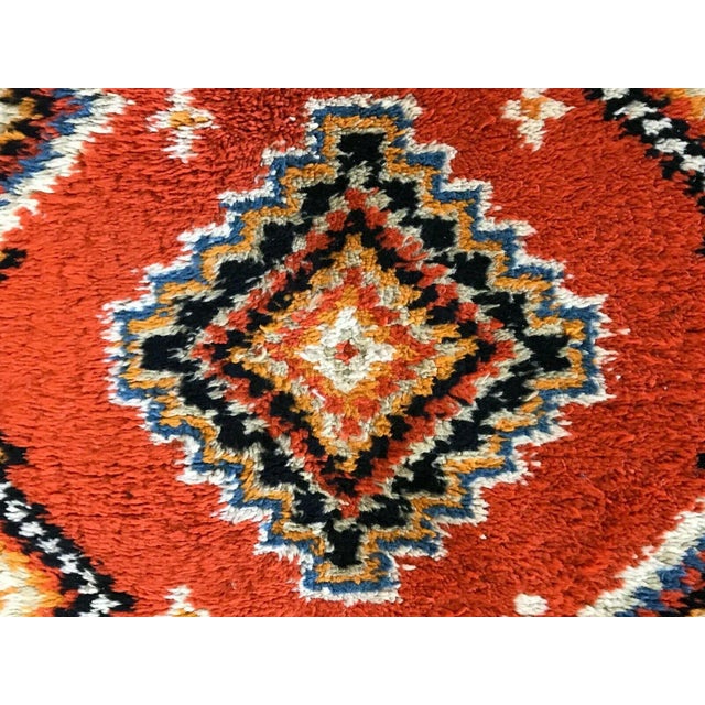 Textile Flower Power Rug, 1970s For Sale - Image 7 of 10
