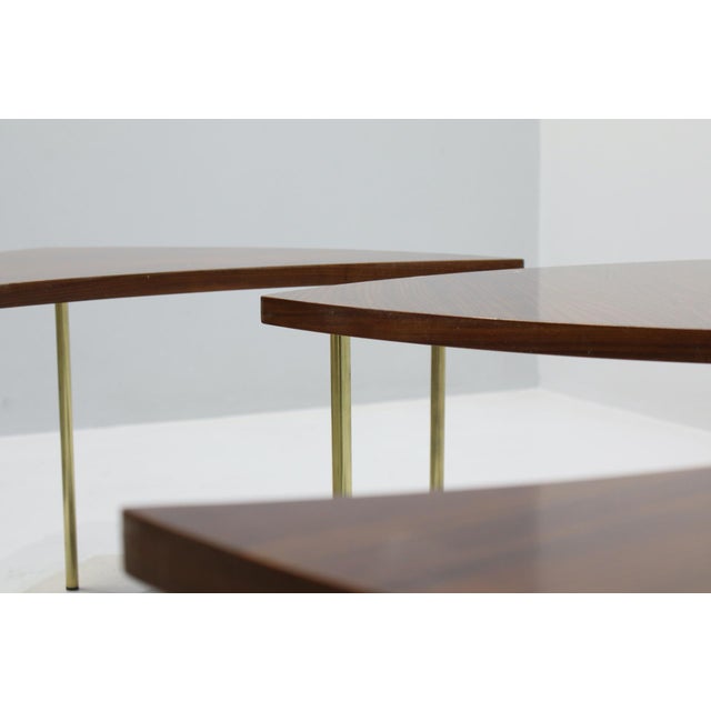 Vintage Coffee Tables by Peter Hvidt & Orla Mølgaard-Nielsen for France & Søn, 1955, Set of 6 For Sale - Image 4 of 13