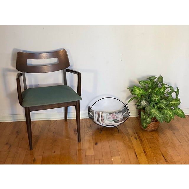 1950s Wrought Iron Magazine Rack Mid Century Modern For Sale - Image 12 of 12