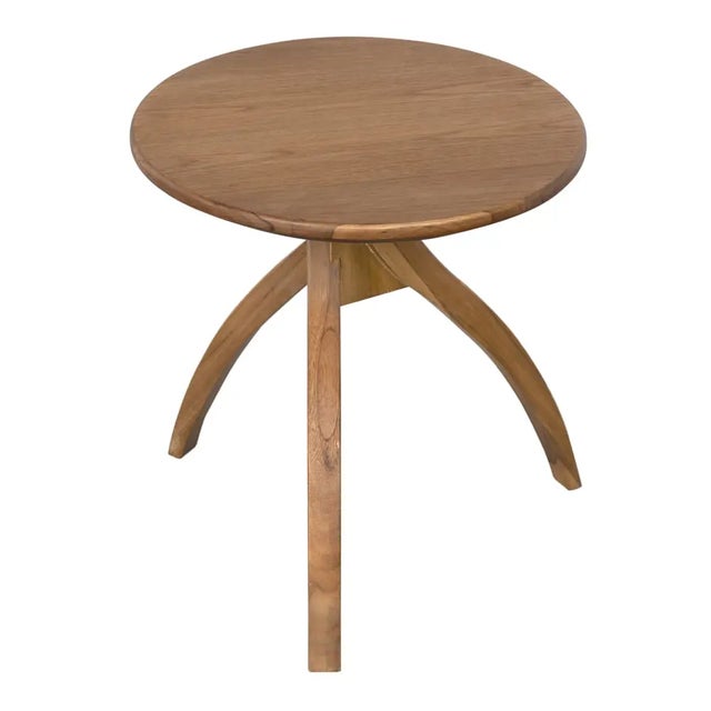 Introduce a touch of modern elegance to your living space with the Vikram Side Table. Crafted entirely from premium teak...