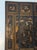 Chinoiserie 19th Century English Tooled Leather Chinoiserie Four-Panel Folding Screen For Sale - Image 3 of 9