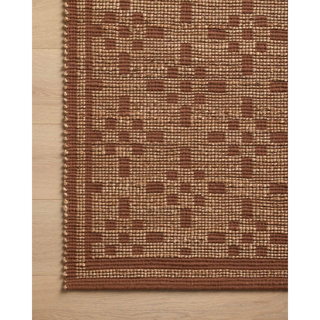 2020s Chris Loves Julia x Loloi Judy Natural / Spice 2'-3" x 3'-9" Accent Rug For Sale - Image 5 of 6