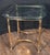 Mid-Century Modern 1960s Hollywood Regency or Late MCM Italian Brass and Glass Table For Sale - Image 3 of 12