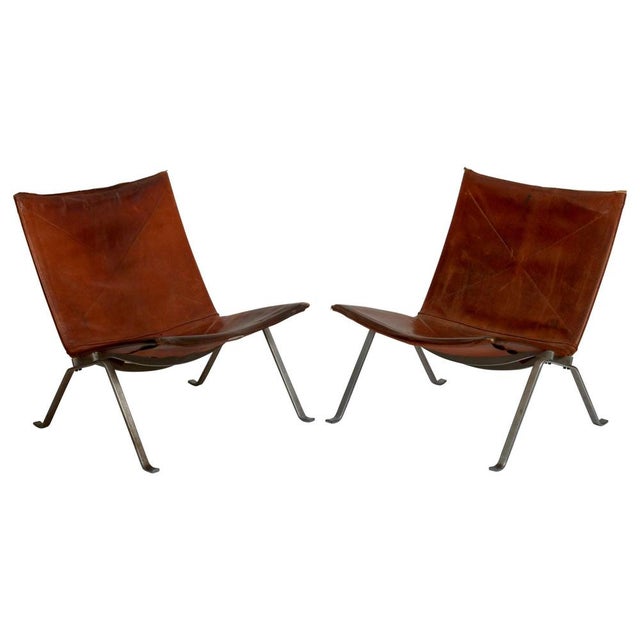Set of PK22 Lounge Chairs by Poul Kjaerholm for E. Kold Christensen, 1960 For Sale - Image 12 of 12