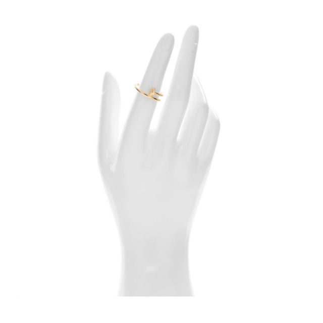 Cartier Just Ankle Nail Ring SYZ313 18k Yellow Gold AU750 AUTHENTIC Cert For Sale - Image 18 of 18