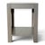A pair of bedside side tables or nightstands. Parsons-style, each with a single drawer and lower shelf. Solid wood with a...
