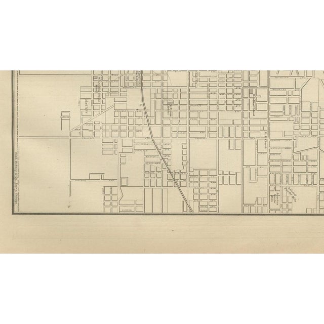 Antique Kansas City Map, 1888 For Sale - Image 4 of 10