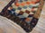 1890s Multicolor Geometric Antique American Hooked Rug 2'10" X 3'8" Knotted Wool Carpet For Sale - Image 10 of 11