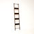 A rare and very lovely antique set of antique Victorian brass library steps / ladder. They were made in England by Hoskins...