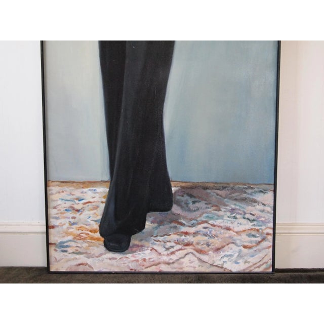 Original Oil on Canvas Portrait Painting by Ben Marcune For Sale - Image 4 of 11