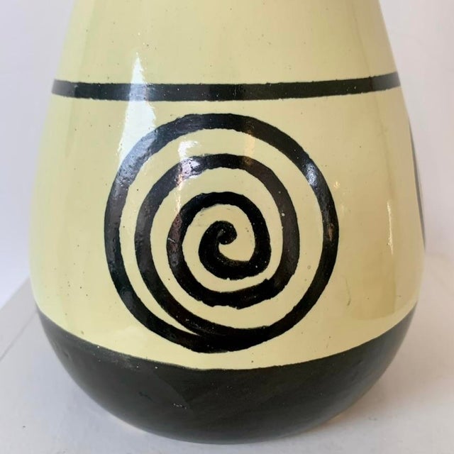 1920s Monogrammed Ceramic Vase by Francis Jourdain, France, 1920s For Sale - Image 5 of 14