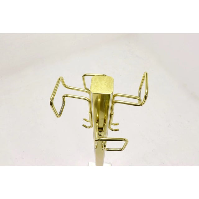 Mid-Century Brass & Chrome Coat Rack from Belgo Chrom, 1970s , in None conditions. Designed 1970 to 1979