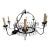Fabulous French Basket Style Wirework Chandelier-Eight Lights For Sale