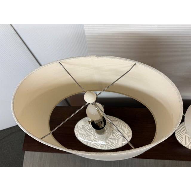 Arteriors Toronto Ceramic Table Lamps, Pair For Sale In San Francisco - Image 6 of 12