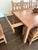 Morewood and Yager Handcrafted Tao Dining Table With 8 Kilim Seats For Sale - Image 6 of 11