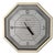 White Quartz Wall Clock by Commodore, 1990s For Sale