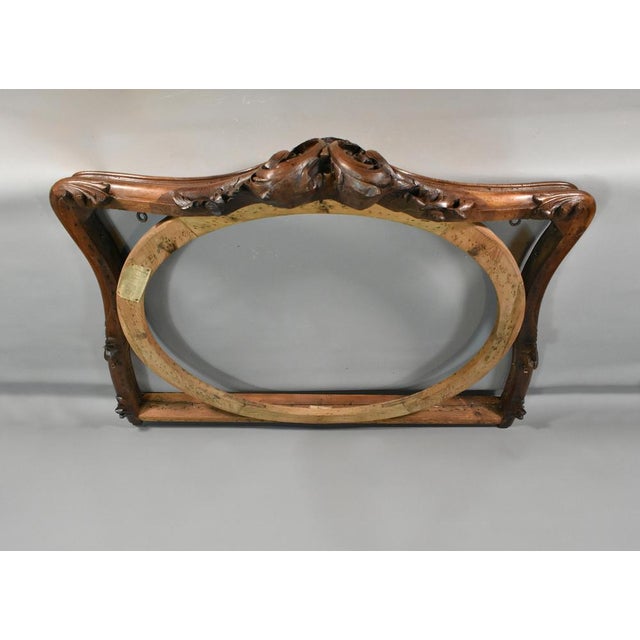 Large Louis XV French Bed Canopy in Walnut For Sale - Image 11 of 17