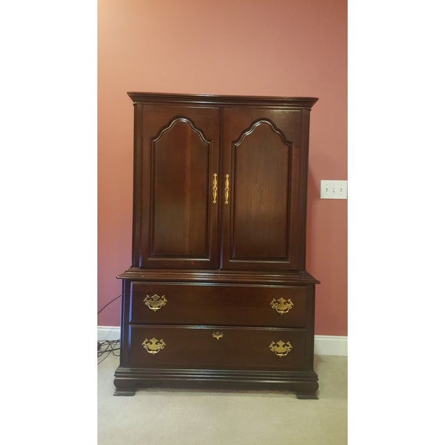 Vintage Kincaid Cherry Mountain Armoire Chairish