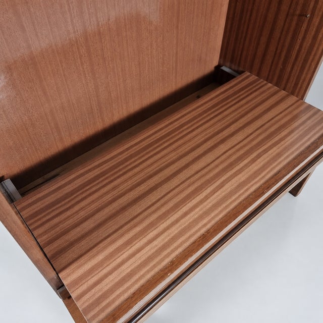 Wood Vintage Bookcase in Beech, 1970s For Sale - Image 7 of 9