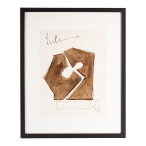 1969 Abstract Watercolor Painting by Harry Hilson