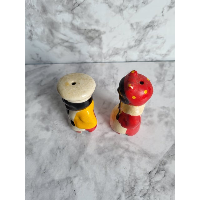 1940s Chef and Cook Salt & Pepper Shakers | Chairish