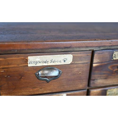 Art Nouveau Ironmongers Shop Counter Drawers, 1890s For Sale - Image 12 of 14