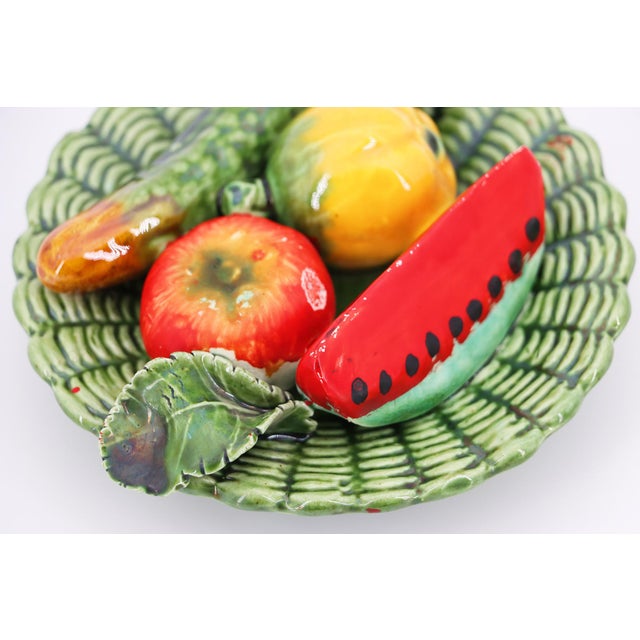 Trompe l'Oeil Antique Portuguese Plate For Sale - Image 10 of 13