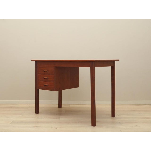 Vintage Danish Teak Desk, 1970s For Sale - Image 6 of 15