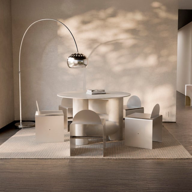 Gray Cuzco Sculptural Metal Chair by Josep Vila Capdevila For Sale - Image 8 of 9