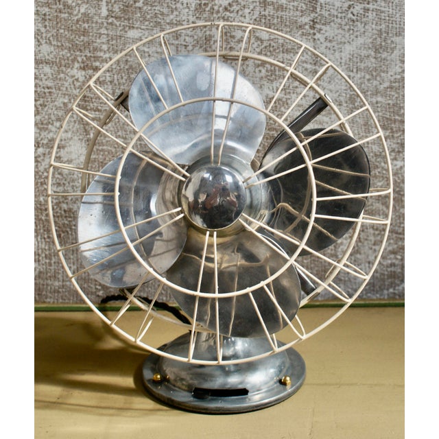 Vintage Desk Fan, 1950 For Sale - Image 9 of 9