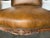 Pair of VIntage French Louis XV Cognac Leather Fauteuils For Sale - Image 12 of 18