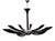 Murano Glass Nero Infinito Ceiling Light by Seguso For Sale - Image 12 of 12