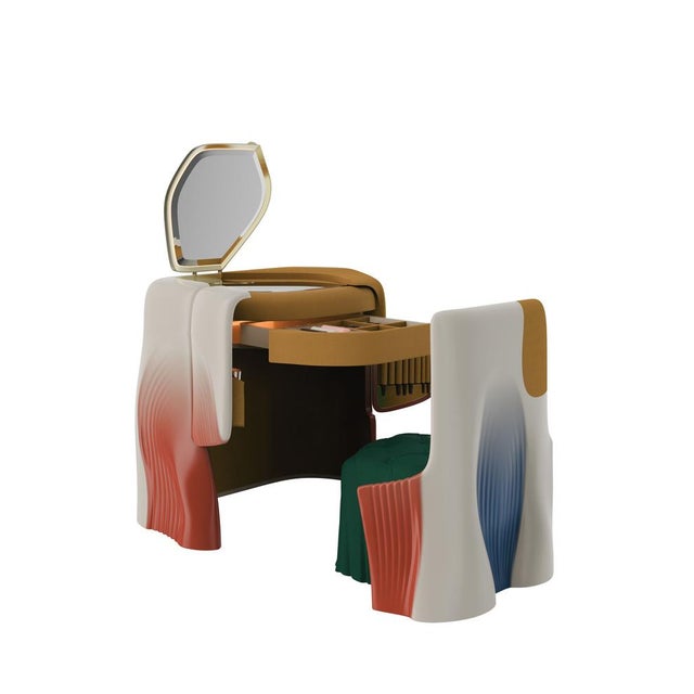 Surreal Vanity Set by Malabar, Set of 2 For Sale - Image 12 of 18