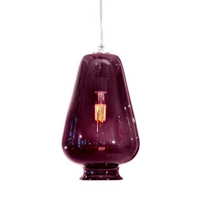 Not Yet Made - Made To Order Mars Pendant Light from the Versuvius Collection in Lilac For Sale - Image 5 of 5