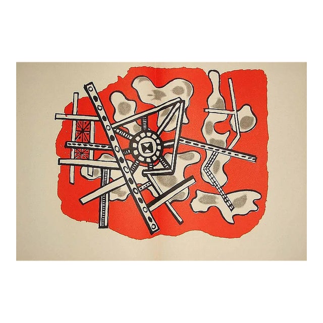 Leger Original Lithograph DM020d Derriere Le Miroir 1949 For Sale