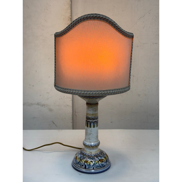Design Plus Gallery presents a Saca Castelli Italian Table Lamp from the Late 20th Century. This table lamp is made from...