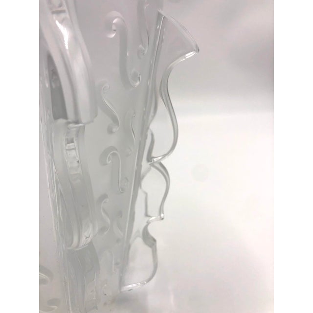 Lalique 1990s Lalique Mossi Frosted Vase For Sale - Image 4 of 7