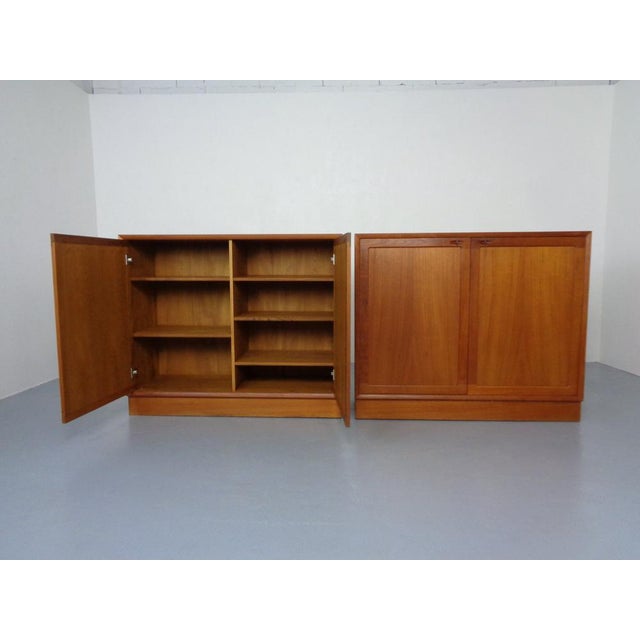 Two-door Danish chest of drawers by H.W. Klein from the 1960s, made of teak. I have official proof of authenticity such as...