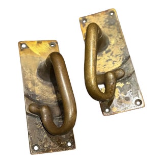 Antique Bronze Steam Train Car Pull Handle For Sale