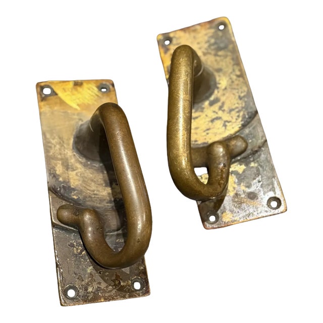 Antique Bronze Steam Train Car Pull Handle For Sale