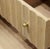 Matthew Izzo Home Odin 30.5" Fluted Cerused Oak, Two Drawer, Single Sink Bathroom Vanity - Carrara Marble Top, Porcelain Sink, Brass Hardware For Sale - Image 4 of 6