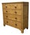 Antique English Pine Linen Box Chest of Drawers For Sale