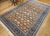 Brown Vintage Turkish Hereke Rug, Hand-Woven Wool, Allover Geometric Design, 7' x 10' For Sale - Image 8 of 18
