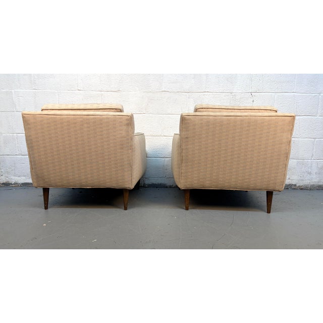 Mid 20th Century Mid-Century Modern Tufted Slipper Lounge Chairs For Sale - Image 5 of 10